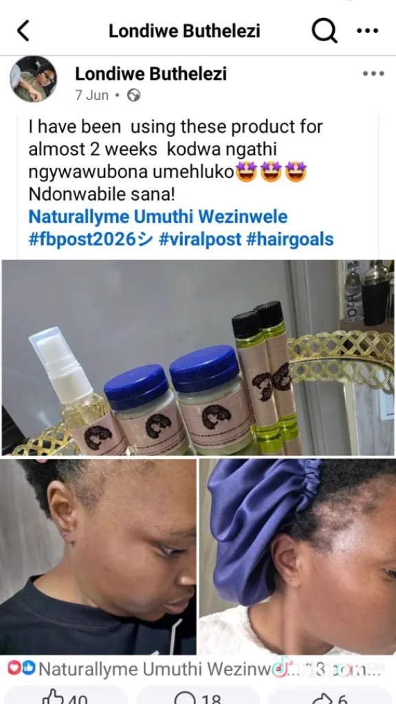 Naturally ME hair product