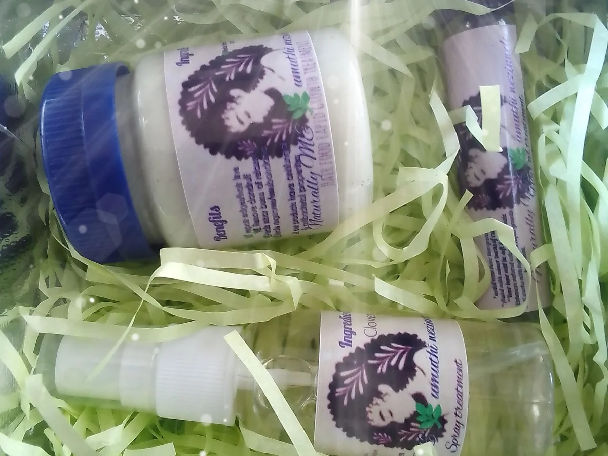 Combo hair food treatment, spray treatment and hair oil treatment